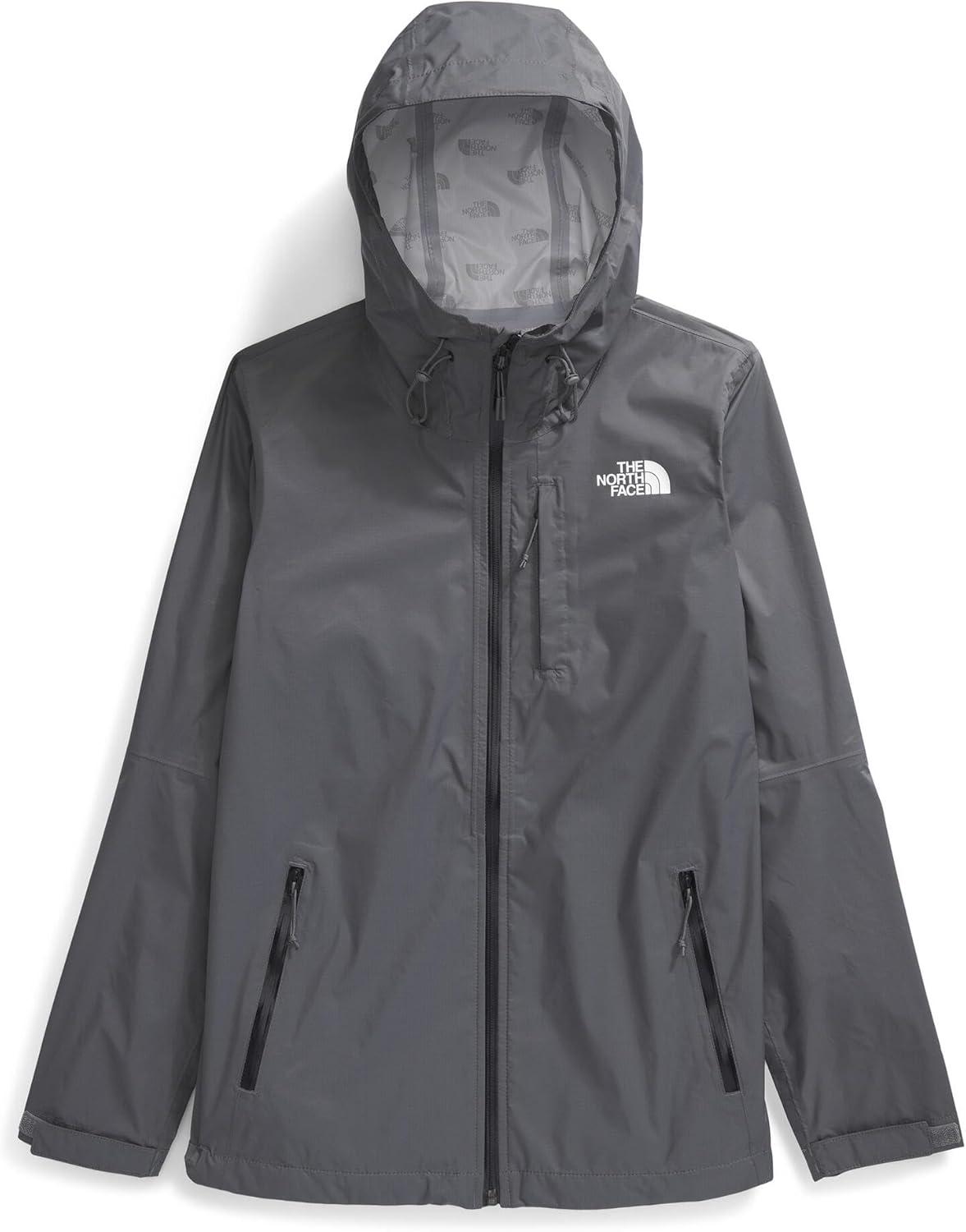 imageTHE NORTH FACE Womens Alta Vista Rain Jacket 3 Piece Hood With Adjustable Cinchcord Waterproof BreathableSmoked Pearl