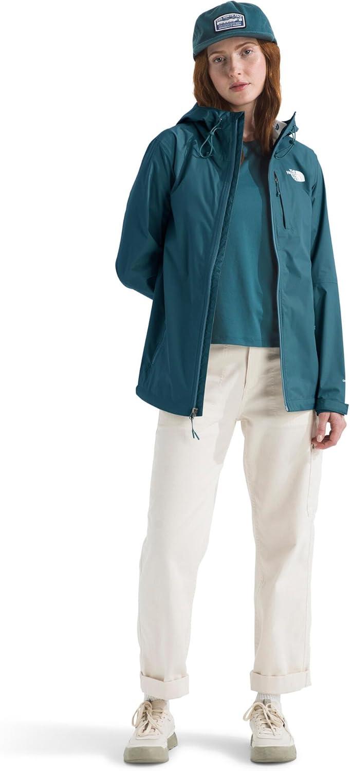 imageTHE NORTH FACE Womens Alta Vista Rain Jacket 3 Piece Hood With Adjustable Cinchcord Waterproof BreathableSpace