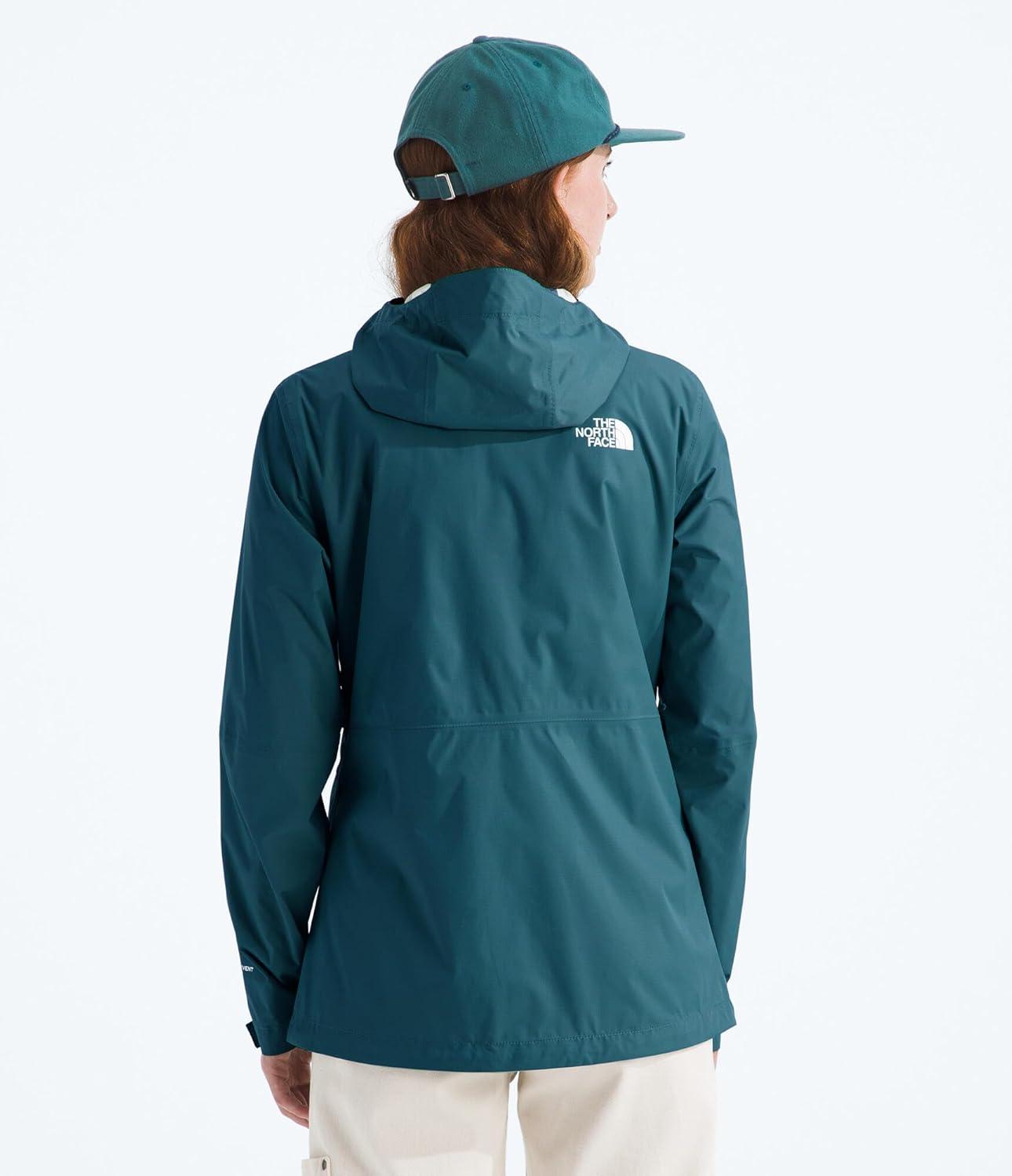 imageTHE NORTH FACE Womens Alta Vista Rain Jacket 3 Piece Hood With Adjustable Cinchcord Waterproof BreathableSpace