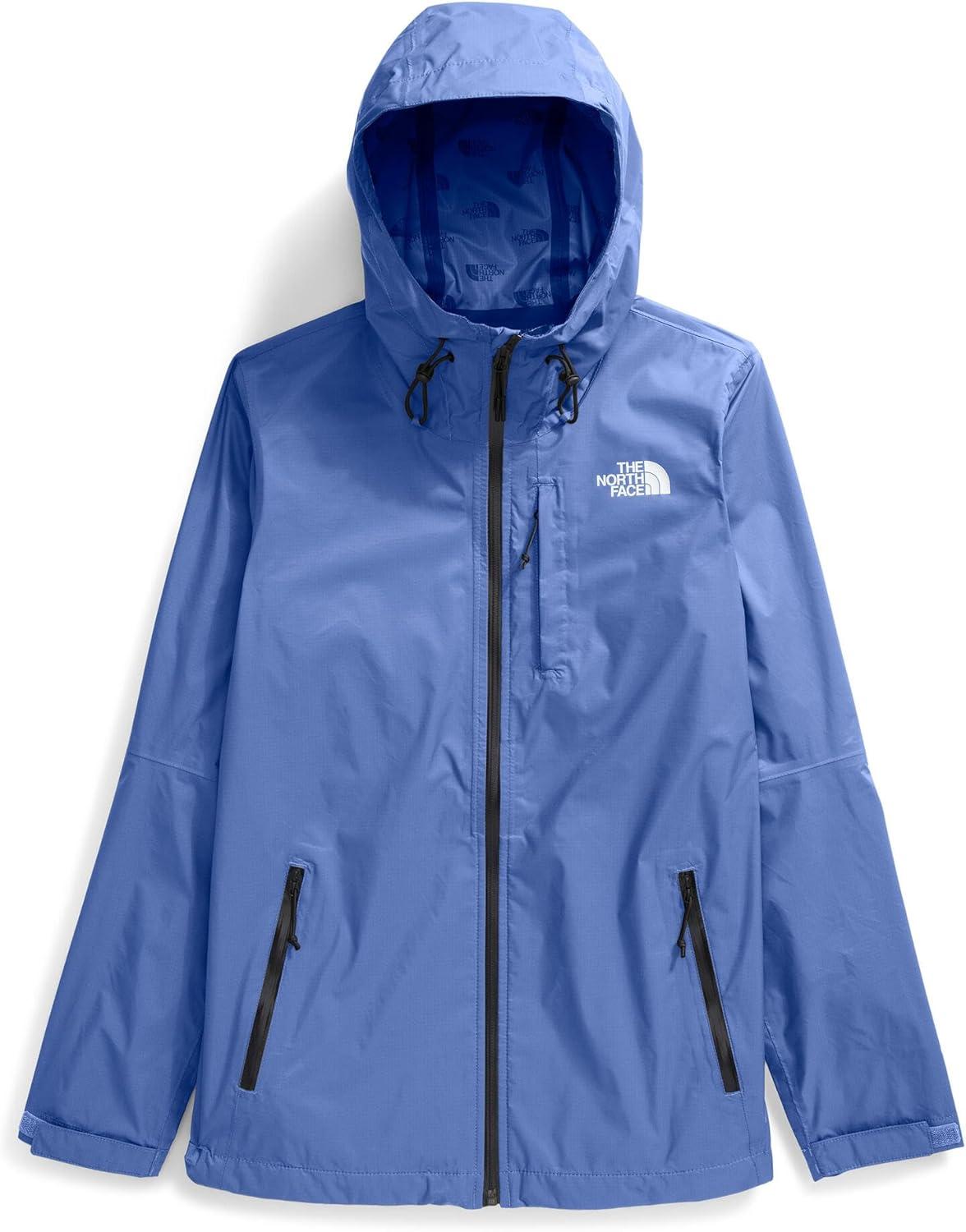 imageTHE NORTH FACE Womens Alta Vista Rain Jacket 3 Piece Hood With Adjustable Cinchcord Waterproof BreathableVirtual Blue
