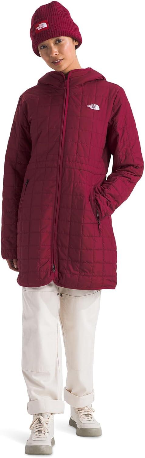 imageTHE NORTH FACE Womens Junction Insulated Parka Water Repellent Winter Jacket Packed With Insulation amp Secure Zip PocketsBeetroot
