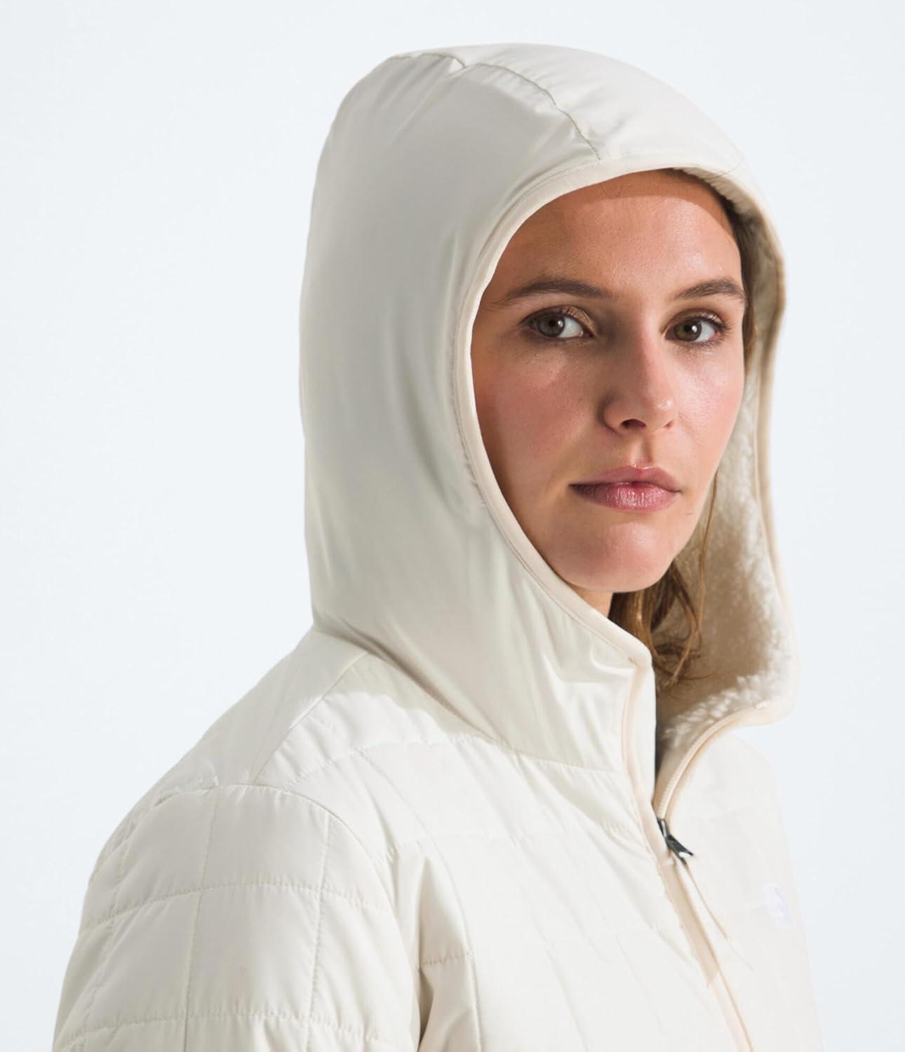 imageTHE NORTH FACE Womens Junction Insulated Parka Water Repellent Winter Jacket Packed With Insulation amp Secure Zip PocketsWhite Dune
