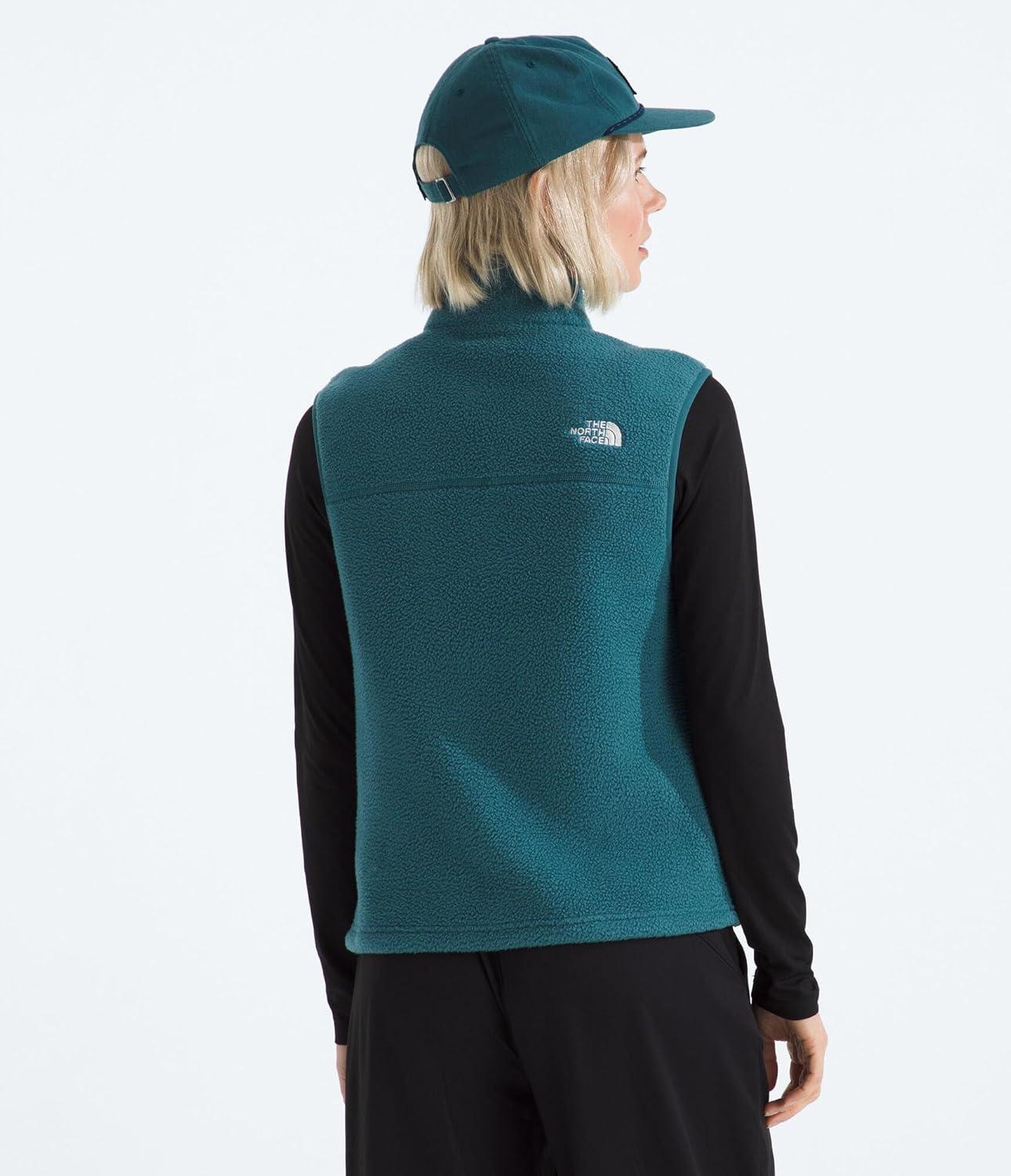 imageTHE NORTH FACE Womens Yumiori Vest Lightweight Fleece Zip Up With Stretch Binding Internal Cinch Cord amp Zip PocketsSpace
