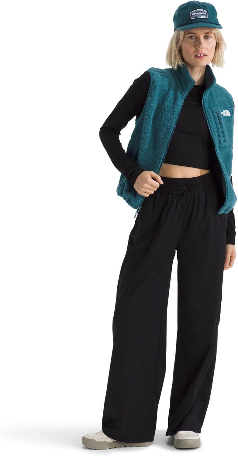 imageTHE NORTH FACE Womens Yumiori Vest Lightweight Fleece Zip Up With Stretch Binding Internal Cinch Cord amp Zip PocketsSpace