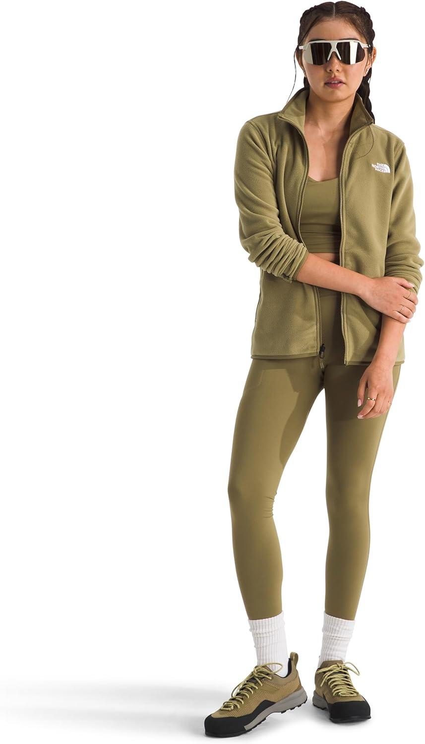 imageThe North Face Womens Glacier Fleece Jacket Standard amp Plus Size Soft Pullover With Zippered Hand PocketsCedar