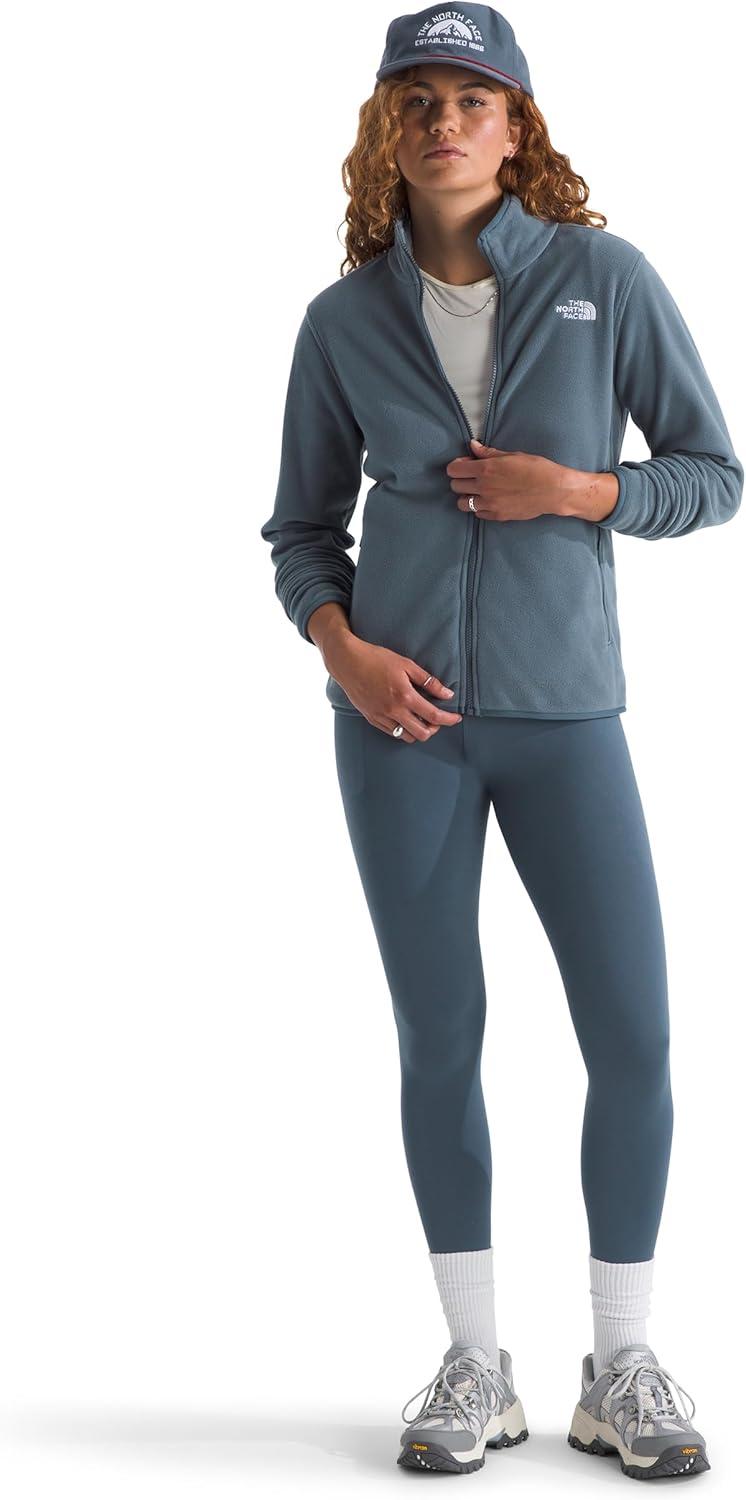 imageThe North Face Womens Glacier Fleece Jacket Standard amp Plus Size Soft Pullover With Zippered Hand PocketsGranite Grey