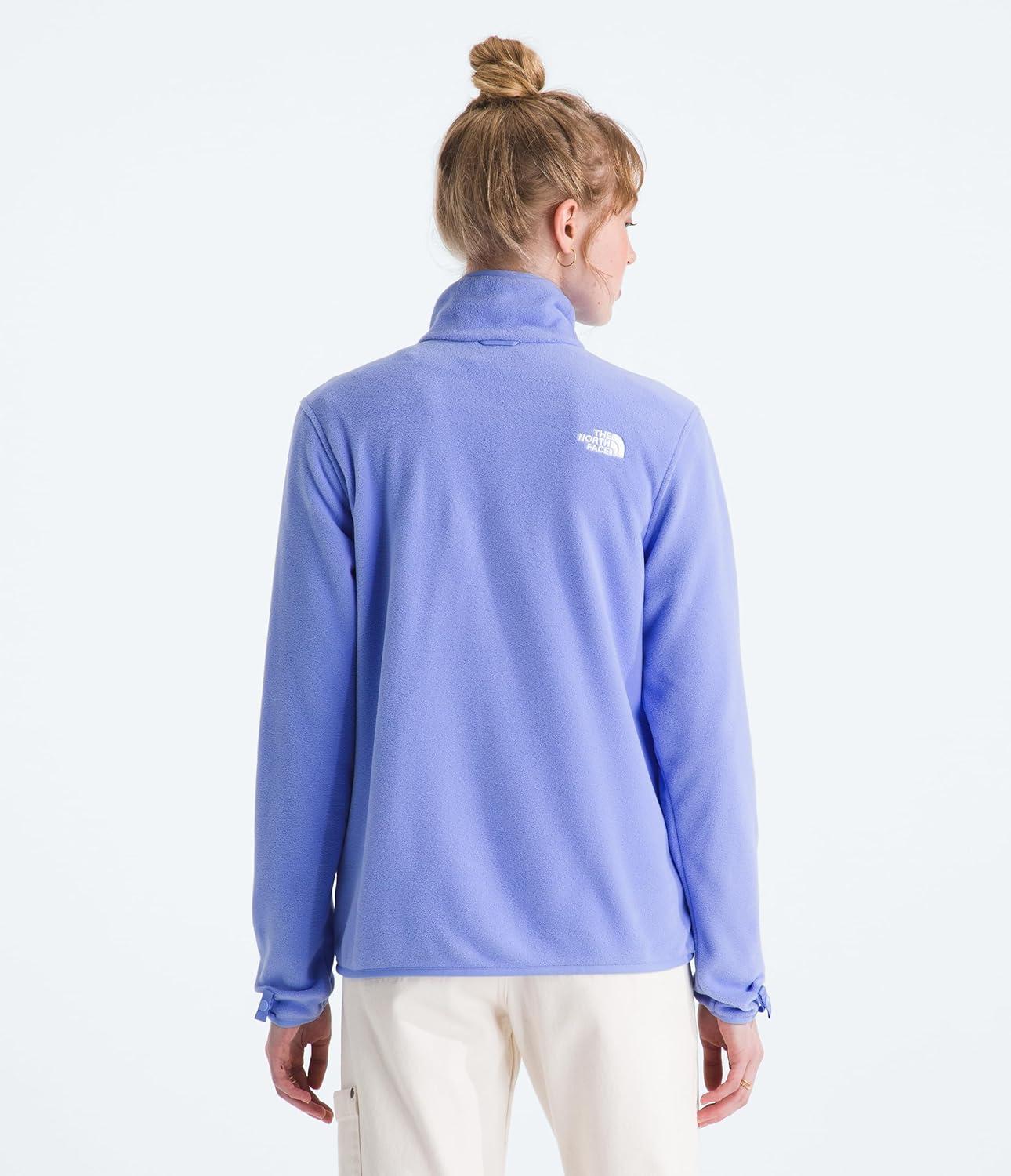 imageThe North Face Womens Glacier Fleece Jacket Standard amp Plus Size Soft Pullover With Zippered Hand PocketsPeriwinkle Glow