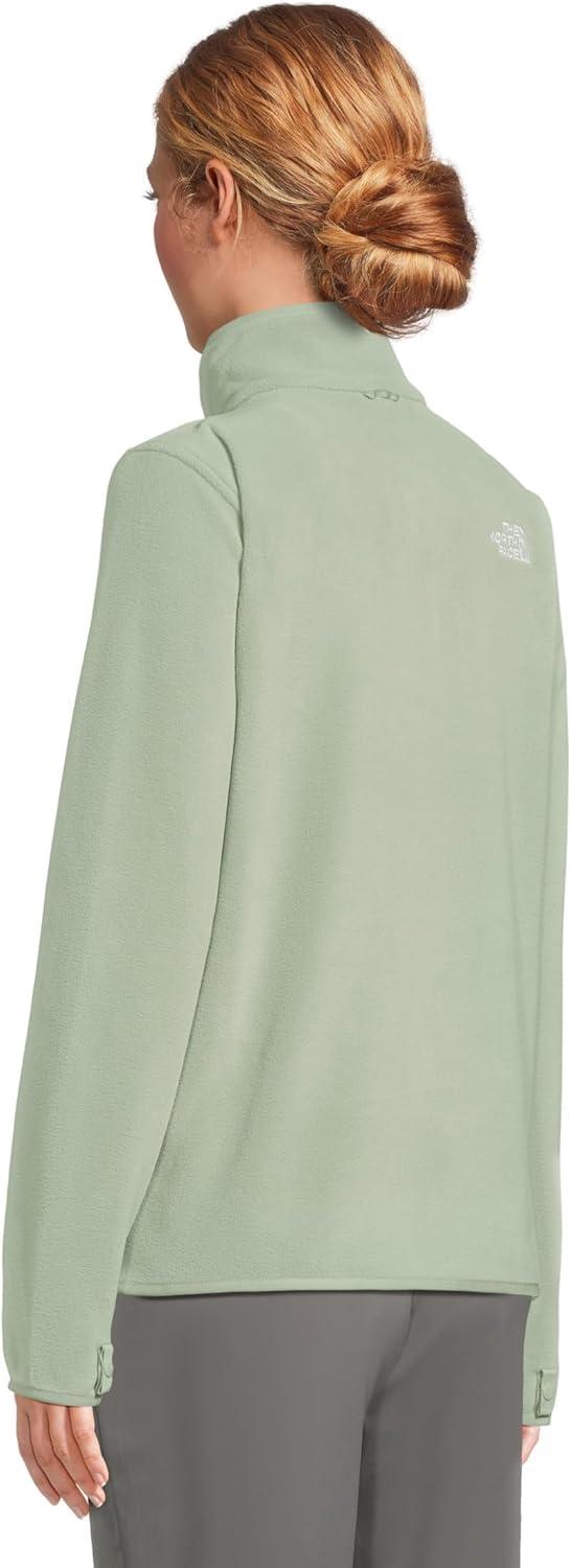 imageThe North Face Womens Glacier Fleece Jacket Standard amp Plus Size Soft Pullover With Zippered Hand PocketsSlate Moss