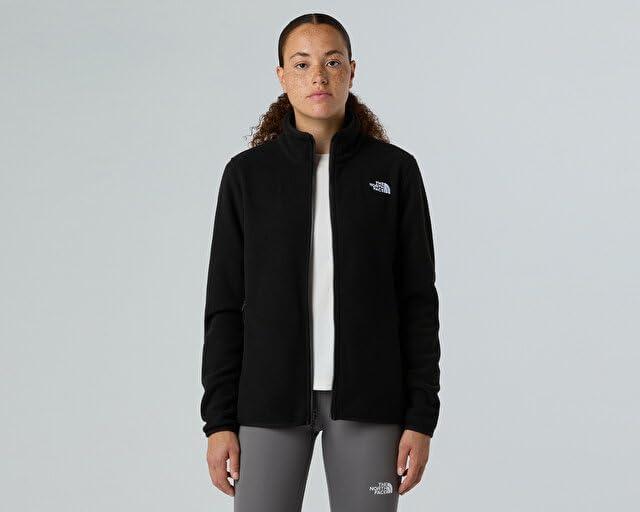 imageThe North Face Womens Glacier Fleece Jacket Standard amp Plus Size Soft Pullover With Zippered Hand PocketsTnf Black