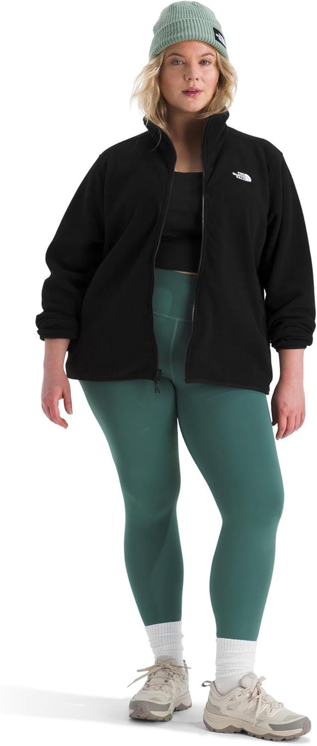 imageThe North Face Womens Glacier Fleece Jacket Standard amp Plus Size Soft Pullover With Zippered Hand PocketsTnf Black