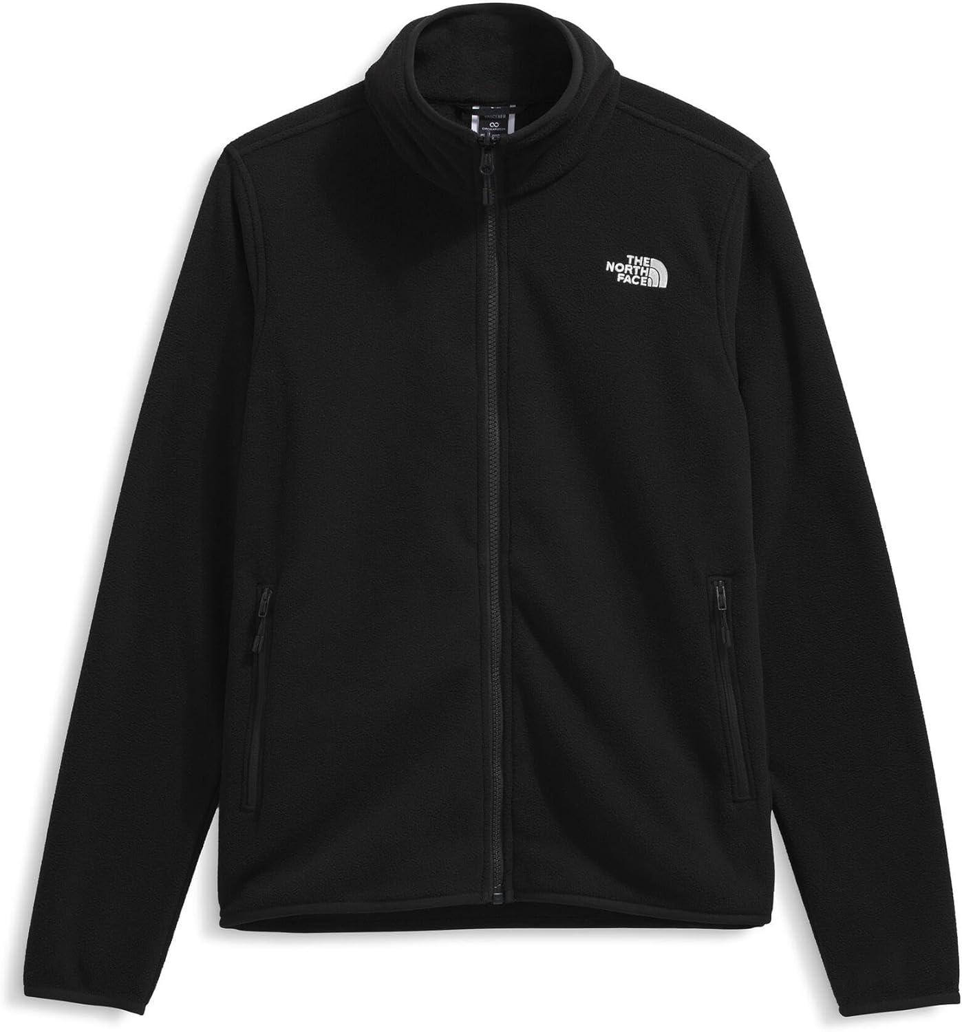 imageThe North Face Womens Glacier Fleece Jacket Standard amp Plus Size Soft Pullover With Zippered Hand PocketsTnf Black