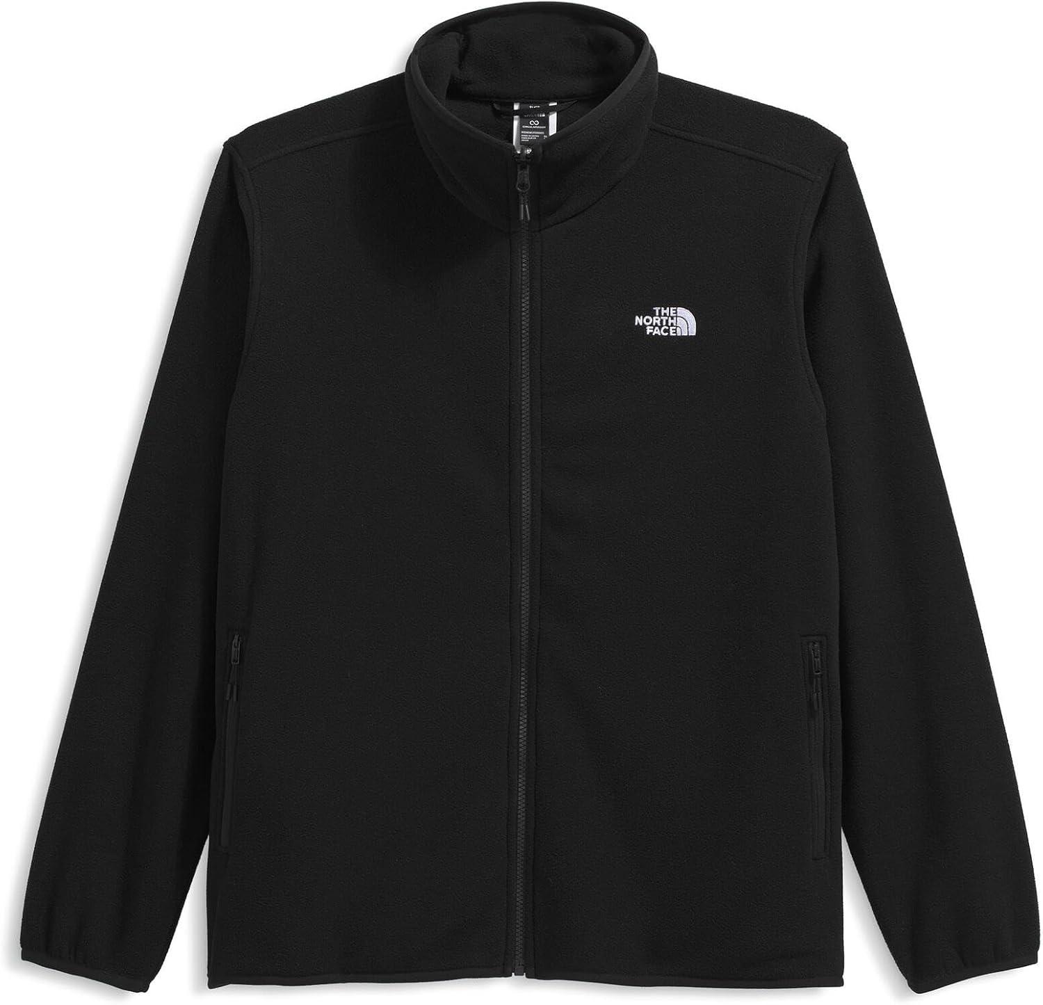 imageThe North Face Womens Glacier Fleece Jacket Standard amp Plus Size Soft Pullover With Zippered Hand PocketsTnf Black