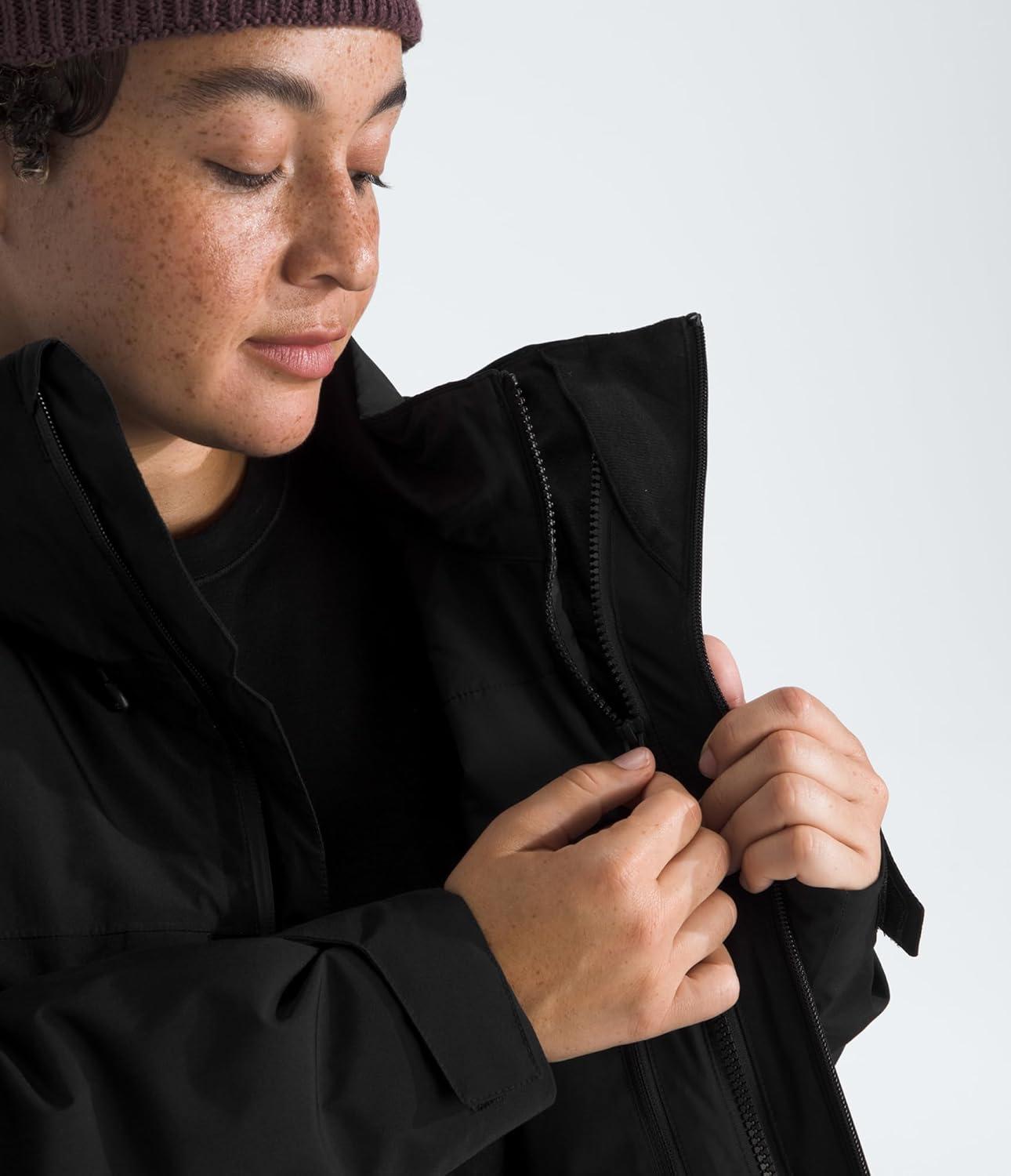 imageThe North Face Womens Thermoball Snow Triclimate Jacket Standard amp Plus Size 3in1 Ski Coat Waterproof ShellTnf Black