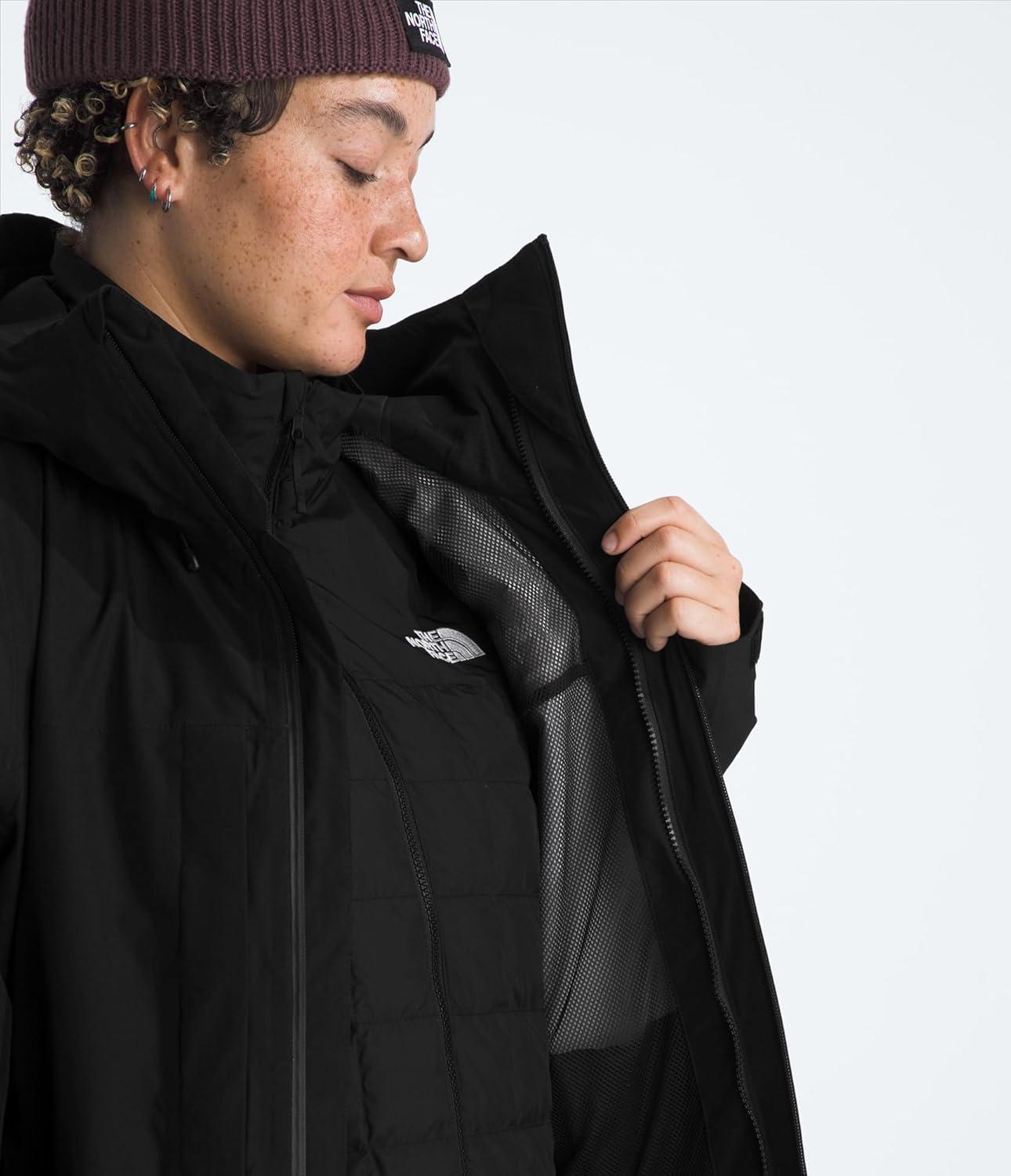 imageThe North Face Womens Thermoball Snow Triclimate Jacket Standard amp Plus Size 3in1 Ski Coat Waterproof ShellTnf Black