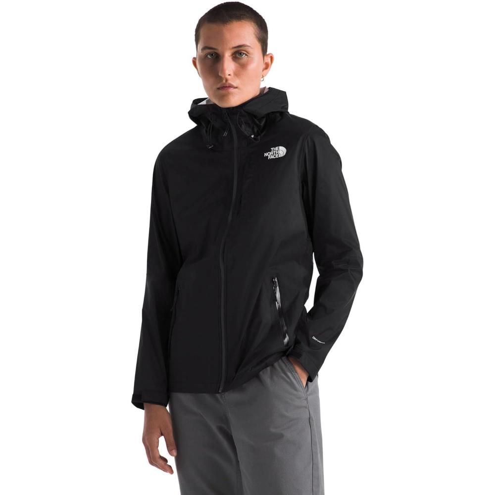 imageTHE NORTH FACE Womens Alta Vista Rain Jacket 3 Piece Hood With Adjustable Cinchcord Waterproof BreathableTnf Black