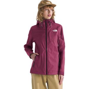 THE NORTH FACE Women’s Alta Vista Rain Jacket | 3 Piece Hood With Adjustable Cinch-cord, Waterproof, Breathable(Cyber Berry)