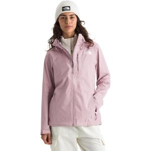 THE NORTH FACE Women’s Alta Vista Rain Jacket | 3 Piece Hood With Adjustable Cinch-cord, Waterproof, Breathable(Metal Pink)