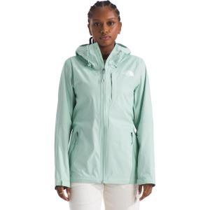 THE NORTH FACE Women’s Alta Vista Rain Jacket | 3 Piece Hood With Adjustable Cinch-cord, Waterproof, Breathable(Opal Frost)