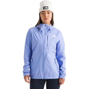 THE NORTH FACE Women’s Alta Vista Rain Jacket | 3 Piece Hood With Adjustable Cinch-cord, Waterproof, Breathable(Periwinkle Glow)