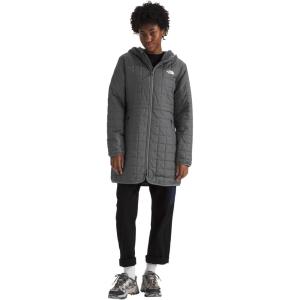THE NORTH FACE Women’s Junction Insulated Parka | Water Repellent Winter Jacket Packed With Insulation & Secure Zip Pockets(Smoked Pearl)