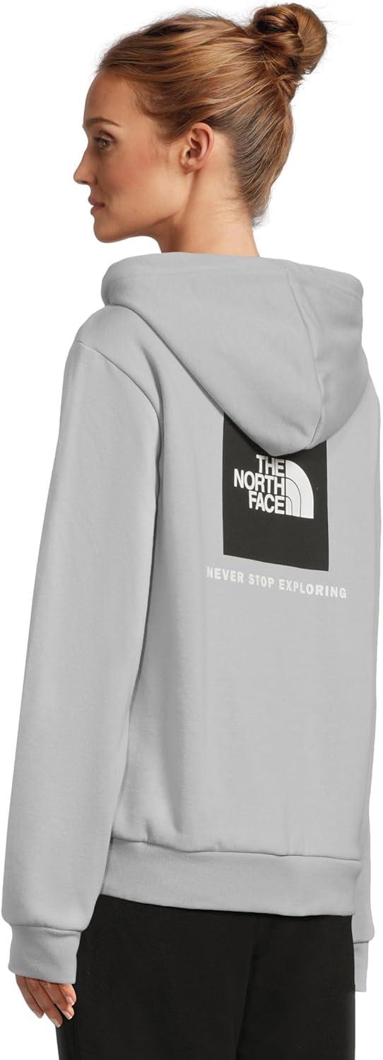 imageTHE NORTH FACE Womens Evolution Box NSE Hoodie 2 Piece Hood With Drawcord Kangaroo Hand PocketBlue Flax