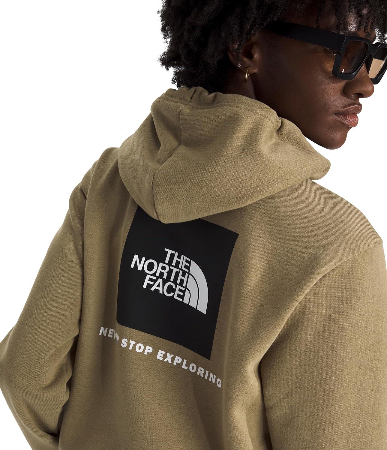 imageTHE NORTH FACE Womens Evolution Box NSE Hoodie 2 Piece Hood With Drawcord Kangaroo Hand PocketCedar