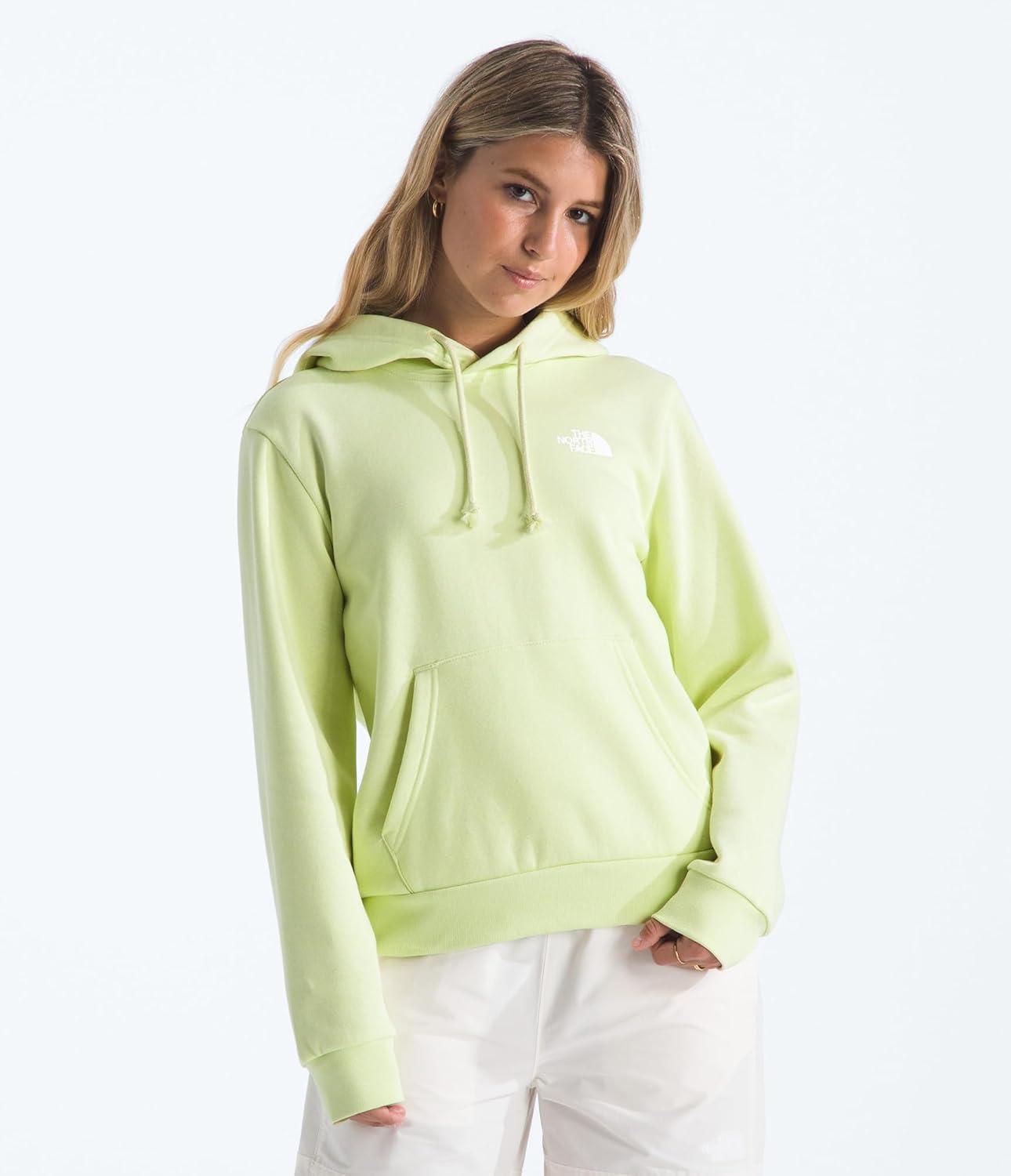 imageTHE NORTH FACE Womens Evolution Box NSE Hoodie 2 Piece Hood With Drawcord Kangaroo Hand PocketLemon Mist