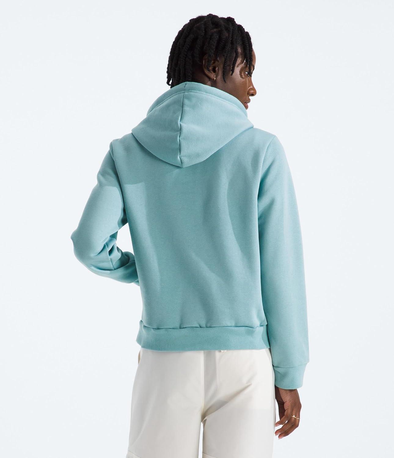 imageTHE NORTH FACE Womens Evolution Simple Dome Hoodie 2 Piece Hood With Adjustable Drawcord Kangaroo PocketBlue Eclipse