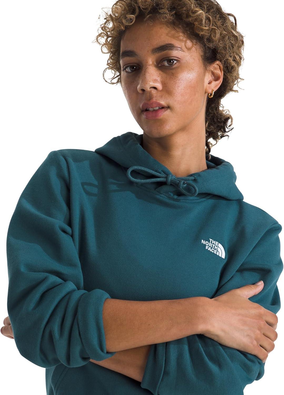 imageTHE NORTH FACE Womens Evolution Simple Dome Hoodie 2 Piece Hood With Adjustable Drawcord Kangaroo PocketSpace