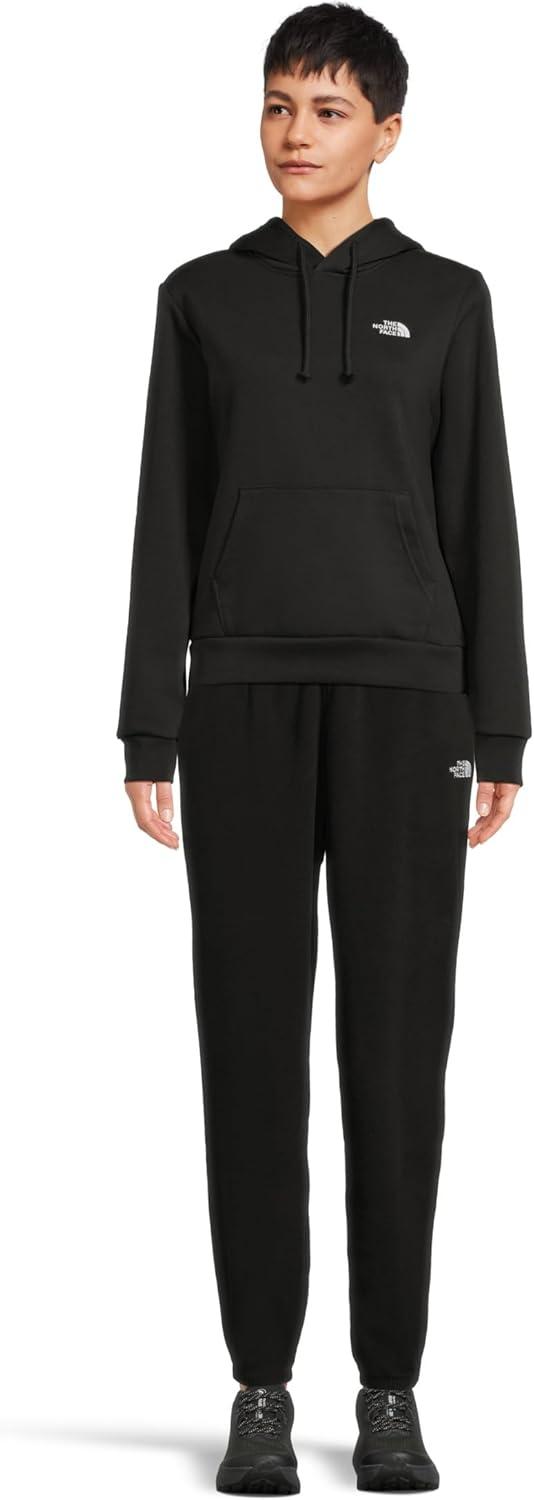 imageTHE NORTH FACE Womens Evolution Simple Dome Hoodie 2 Piece Hood With Adjustable Drawcord Kangaroo PocketTnf Black