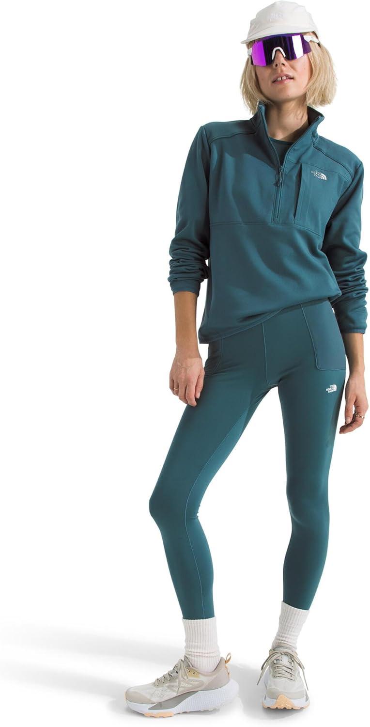 imageTHE NORTH FACE Womens TNF Performance Fleece 14 Zip Jacket Lightweight Pullover With Secure Zip Chest PocketSpace