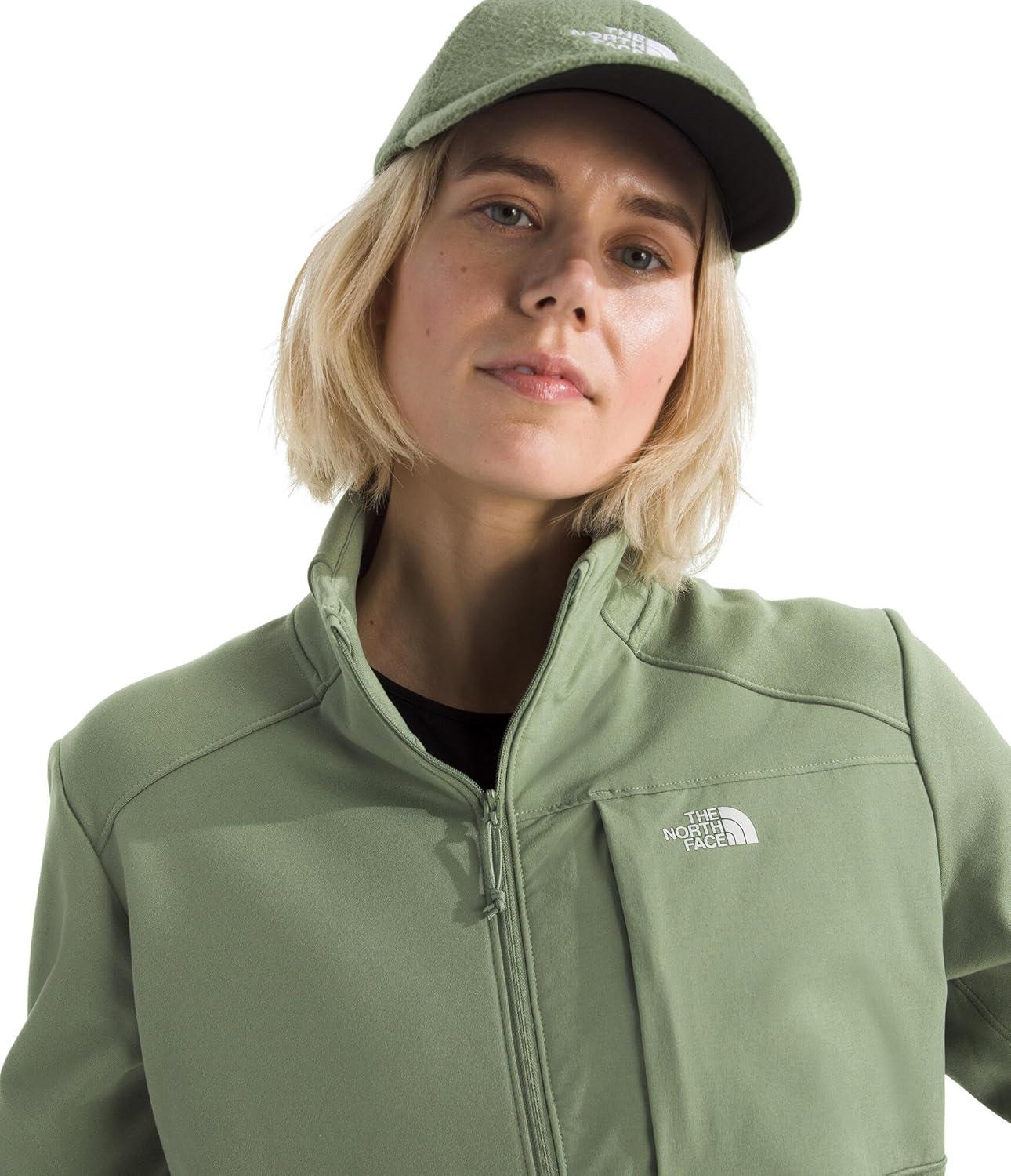imageTHE NORTH FACE Womens TNF Performance Fleece Full Zip Jacket Lightweight Pullover With Zip PocketsBark Mist