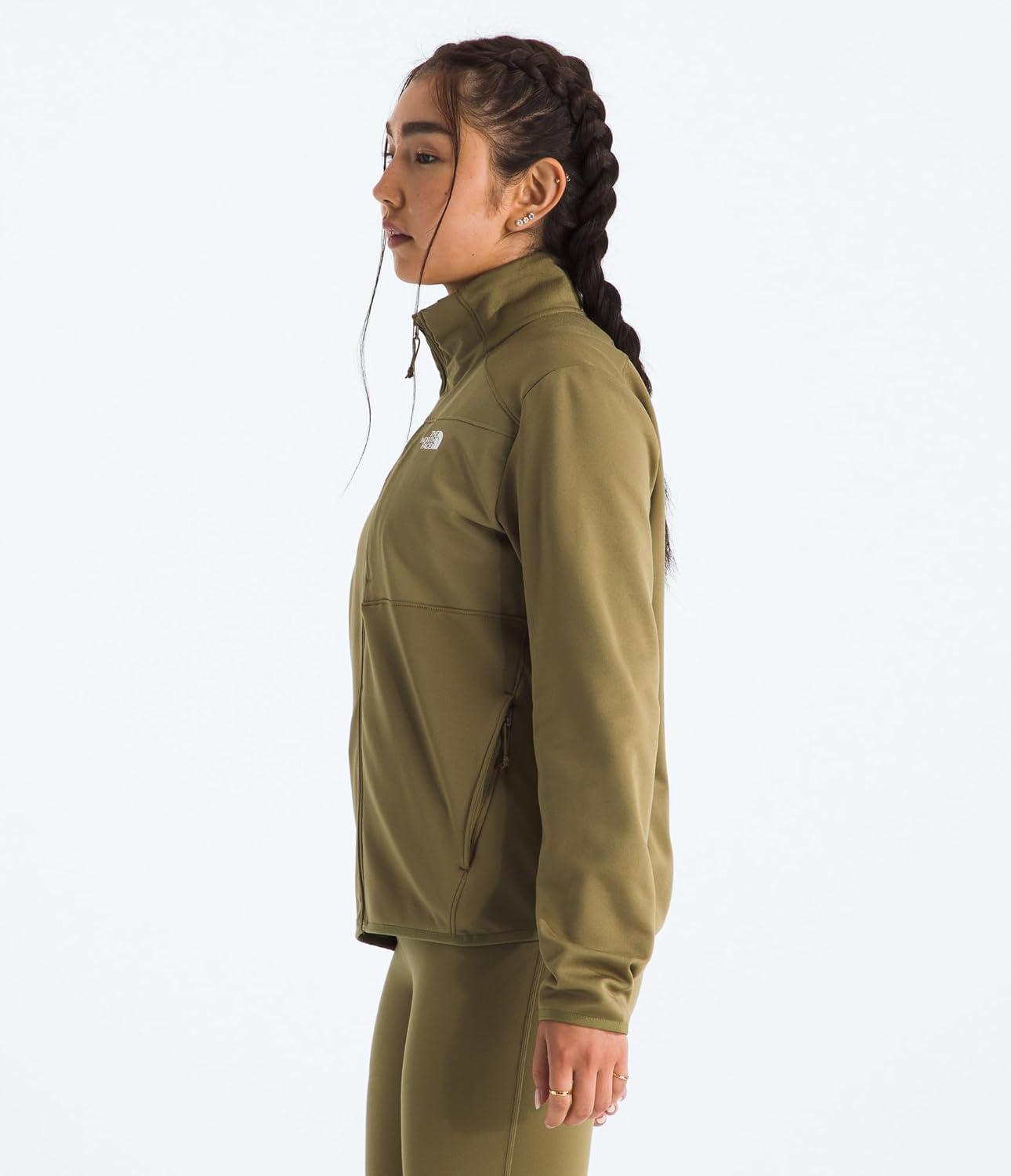 imageTHE NORTH FACE Womens TNF Performance Fleece Full Zip Jacket Lightweight Pullover With Zip PocketsCedar