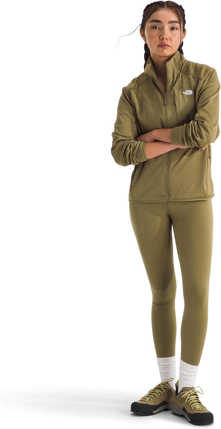 imageTHE NORTH FACE Womens TNF Performance Fleece Full Zip Jacket Lightweight Pullover With Zip PocketsCedar