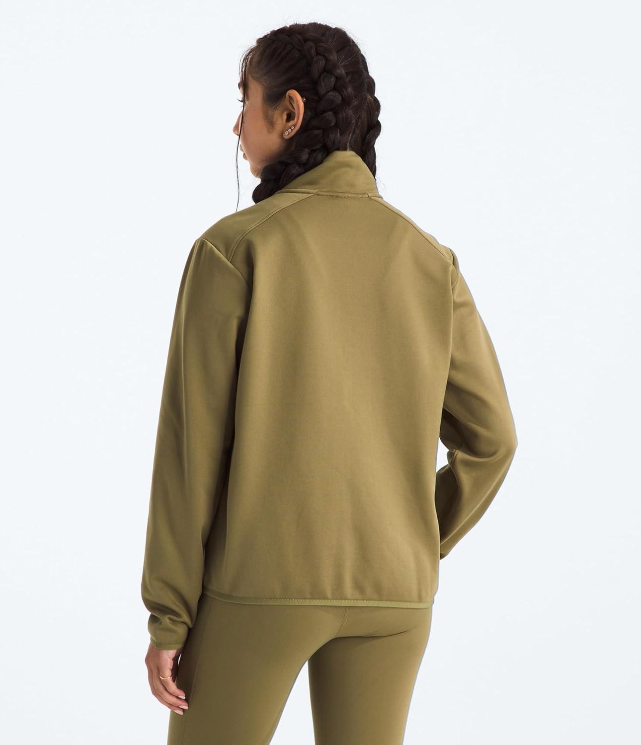 imageTHE NORTH FACE Womens TNF Performance Fleece Full Zip Jacket Lightweight Pullover With Zip PocketsCedar