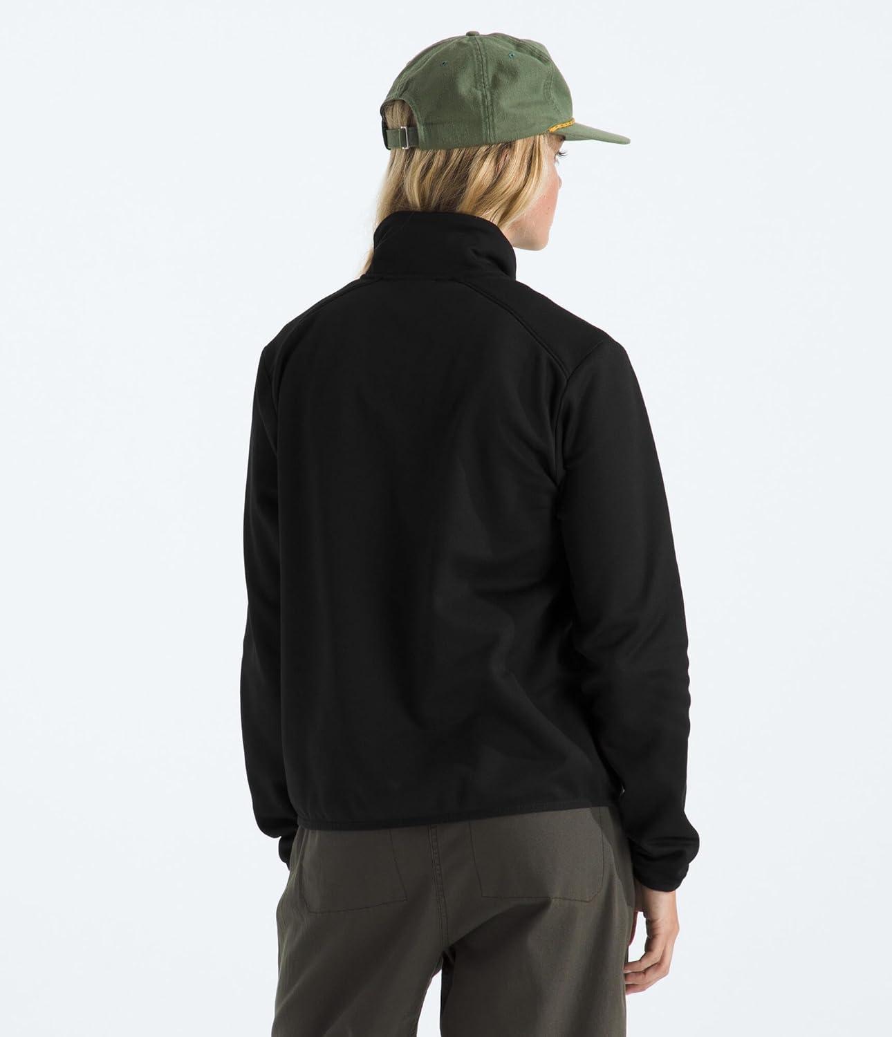 imageTHE NORTH FACE Womens TNF Performance Fleece Full Zip Jacket Lightweight Pullover With Zip PocketsTnf Black