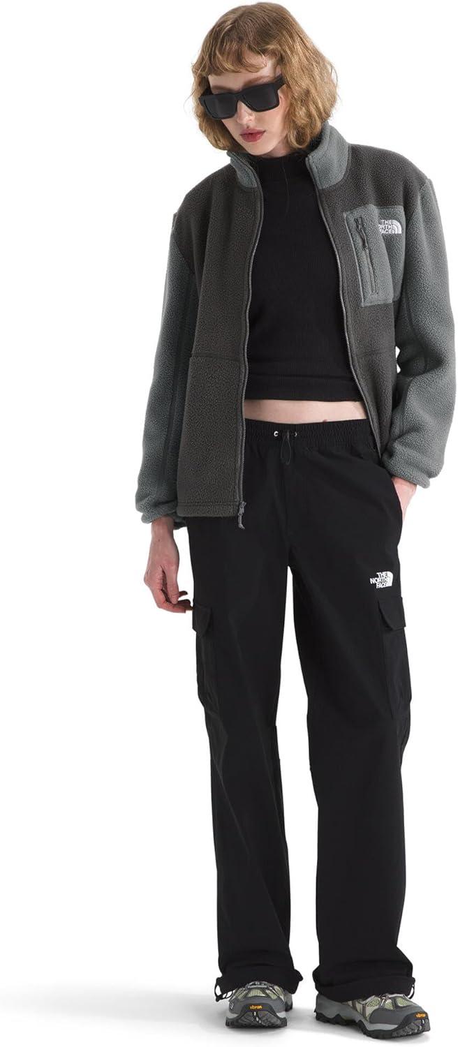 imageTHE NORTH FACE Womens Yumiori Full Zip Jacket Lightweight Fleece Coat With Embroidered Logo Zip PocketsAnthracite GreySmoked PearlSmoked Pearl
