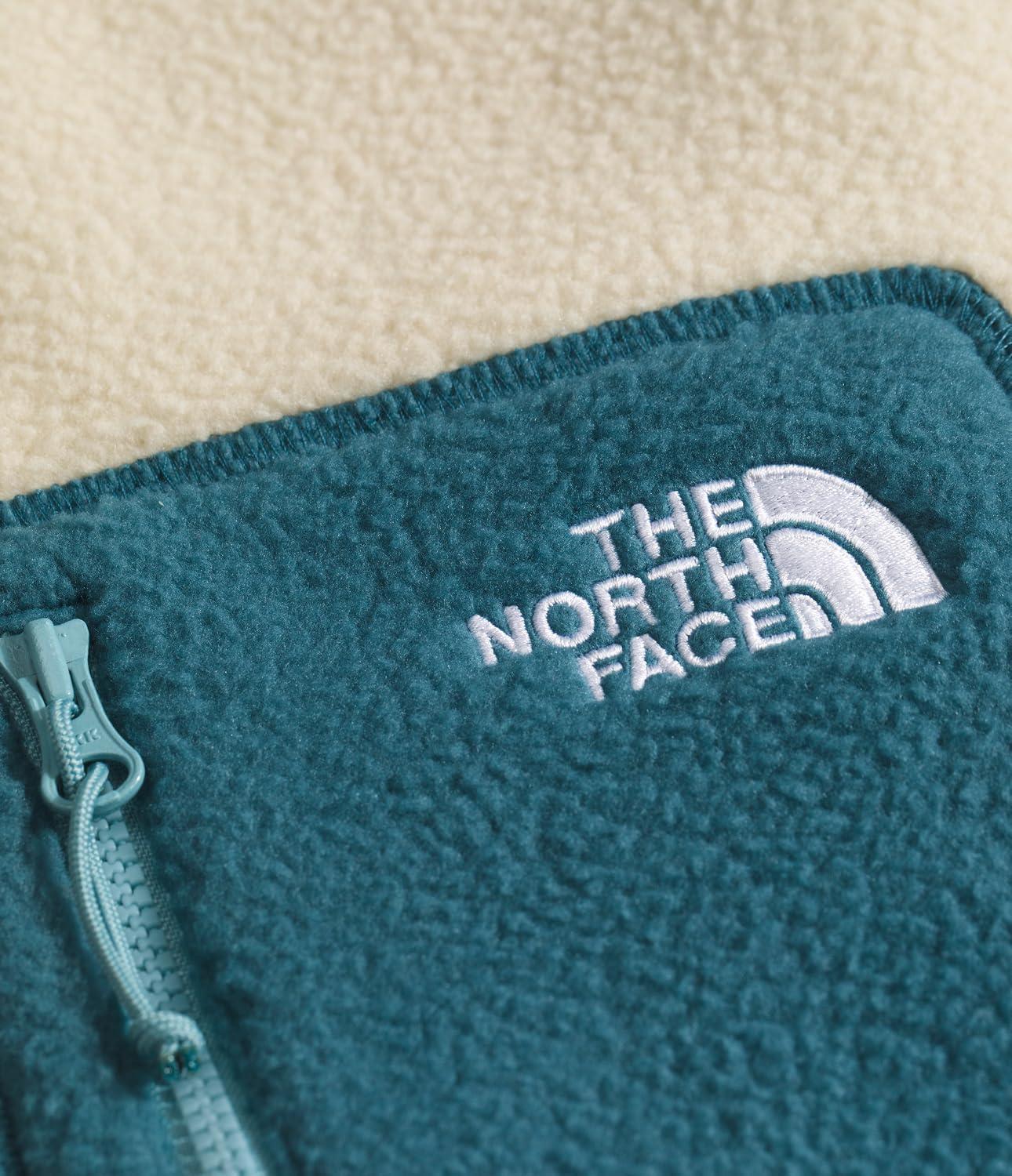 imageTHE NORTH FACE Womens Yumiori Full Zip Jacket Lightweight Fleece Coat With Embroidered Logo Zip PocketsGravelSpaceBlue Eclipse