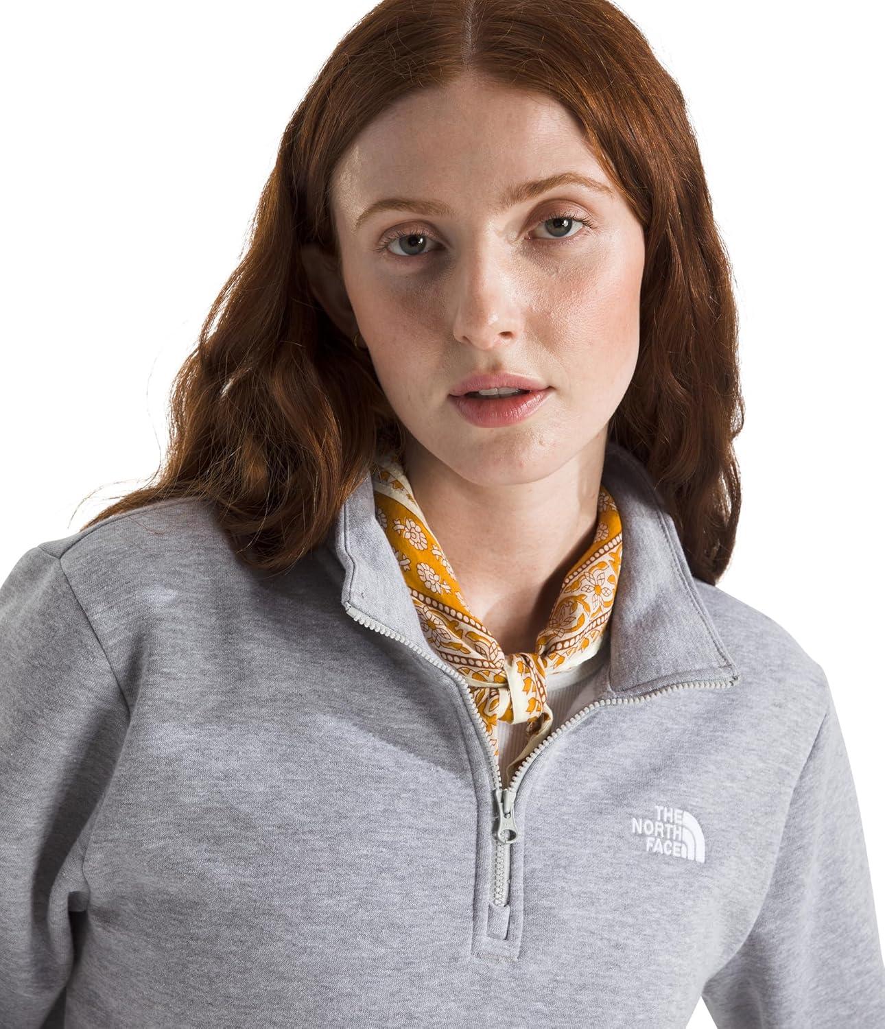 imageThe North Face Evolution Embroidered 14 ZipTnf Pale Grey Heather