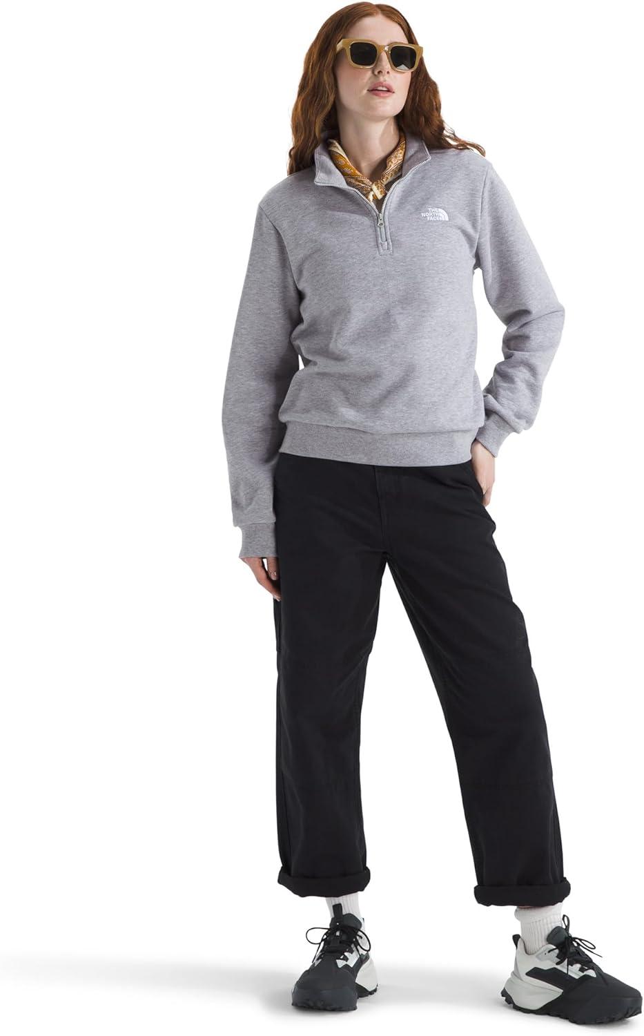 imageThe North Face Evolution Embroidered 14 ZipTnf Pale Grey Heather