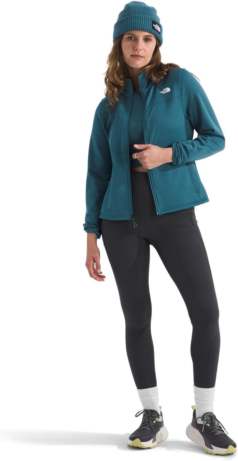 imageThe North Face Womens Cedar Trail Grid Fleece Jacket Soft Fleece Zip Up Jacket Secure Zip Pockets Stretch FabricSpace