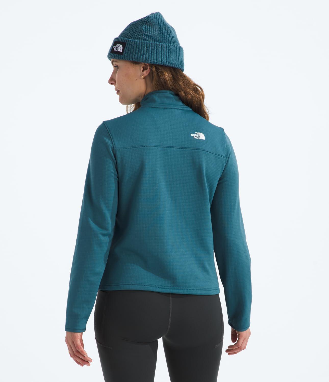 imageThe North Face Womens Cedar Trail Grid Fleece Jacket Soft Fleece Zip Up Jacket Secure Zip Pockets Stretch FabricSpace