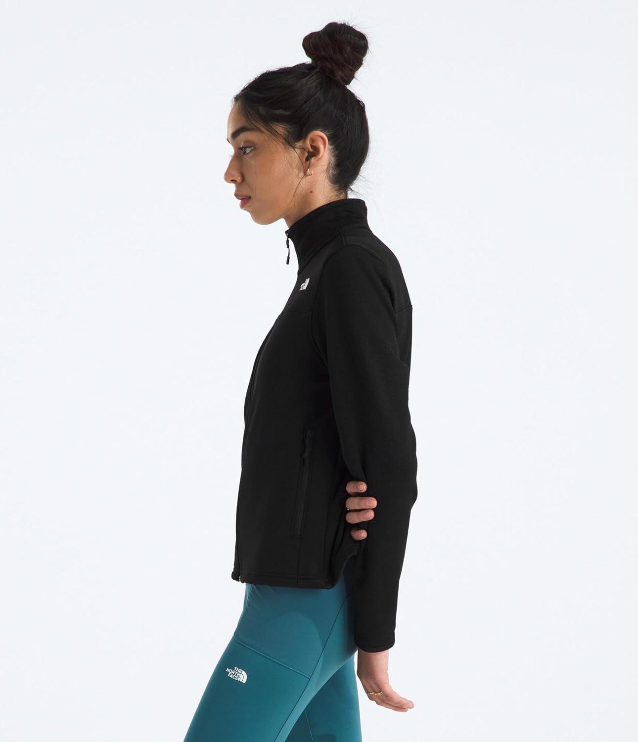 imageThe North Face Womens Cedar Trail Grid Fleece Jacket Soft Fleece Zip Up Jacket Secure Zip Pockets Stretch FabricTnf Black