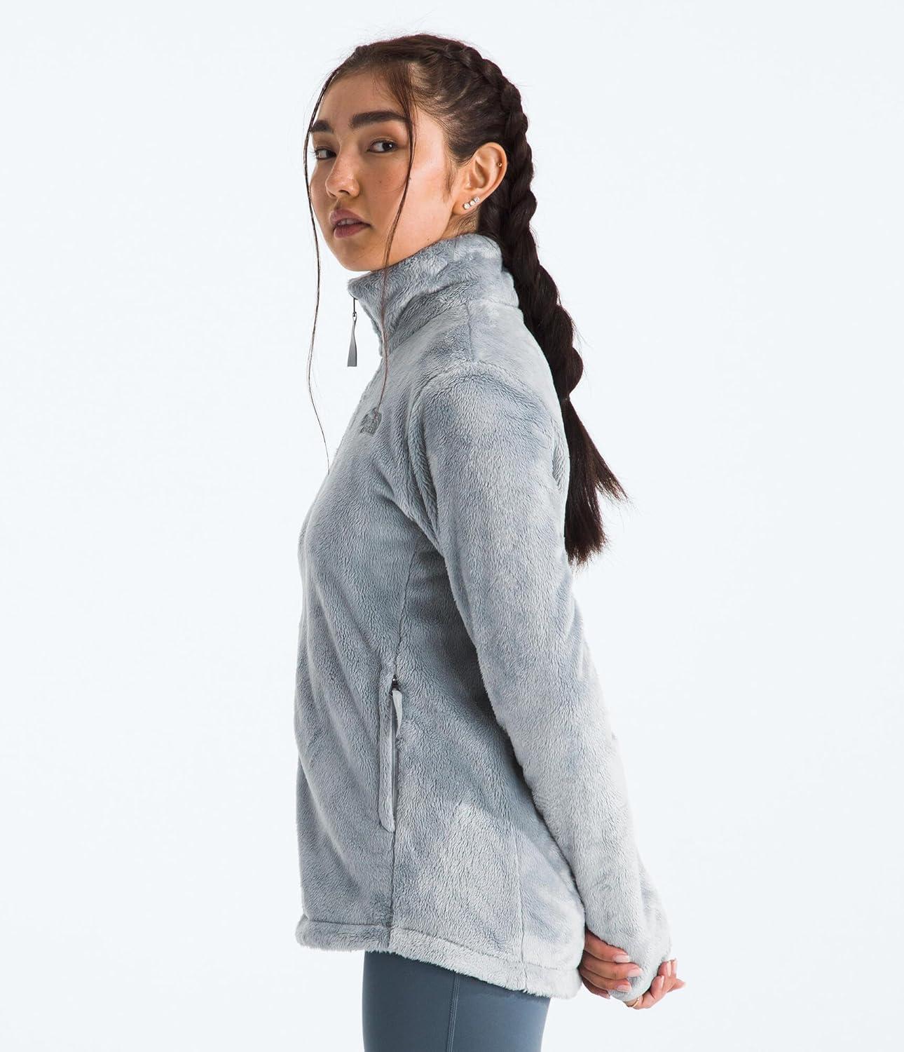 imageThe North Face womens Osito Full Zip Fleece Jacket Standard amp Plus Size Soft amp Lightweight Fleece Secure Zip PocketsFrost Grey