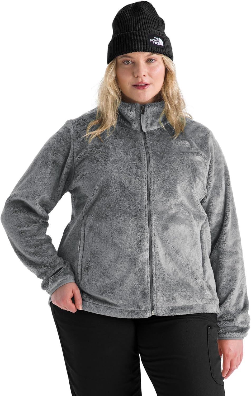 imageThe North Face womens Osito Full Zip Fleece Jacket Standard amp Plus Size Soft amp Lightweight Fleece Secure Zip PocketsSmoked Pearl