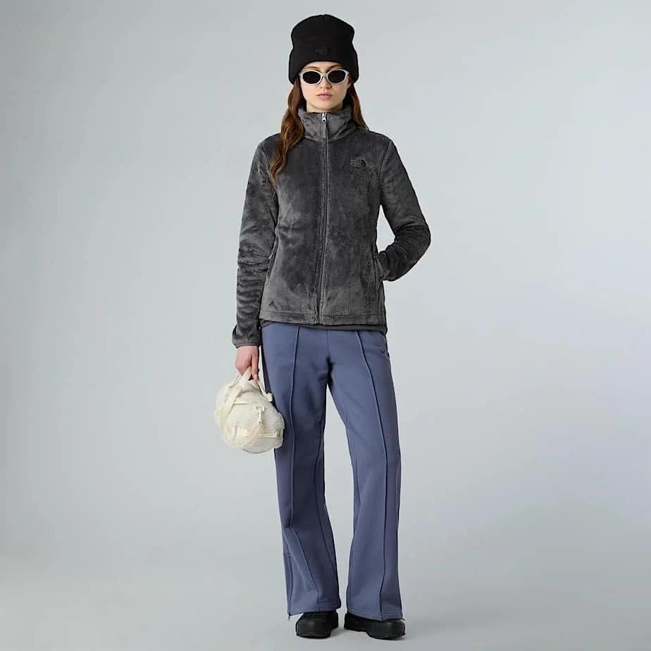 imageThe North Face womens Osito Full Zip Fleece Jacket Standard amp Plus Size Soft amp Lightweight Fleece Secure Zip PocketsSmoked Pearl
