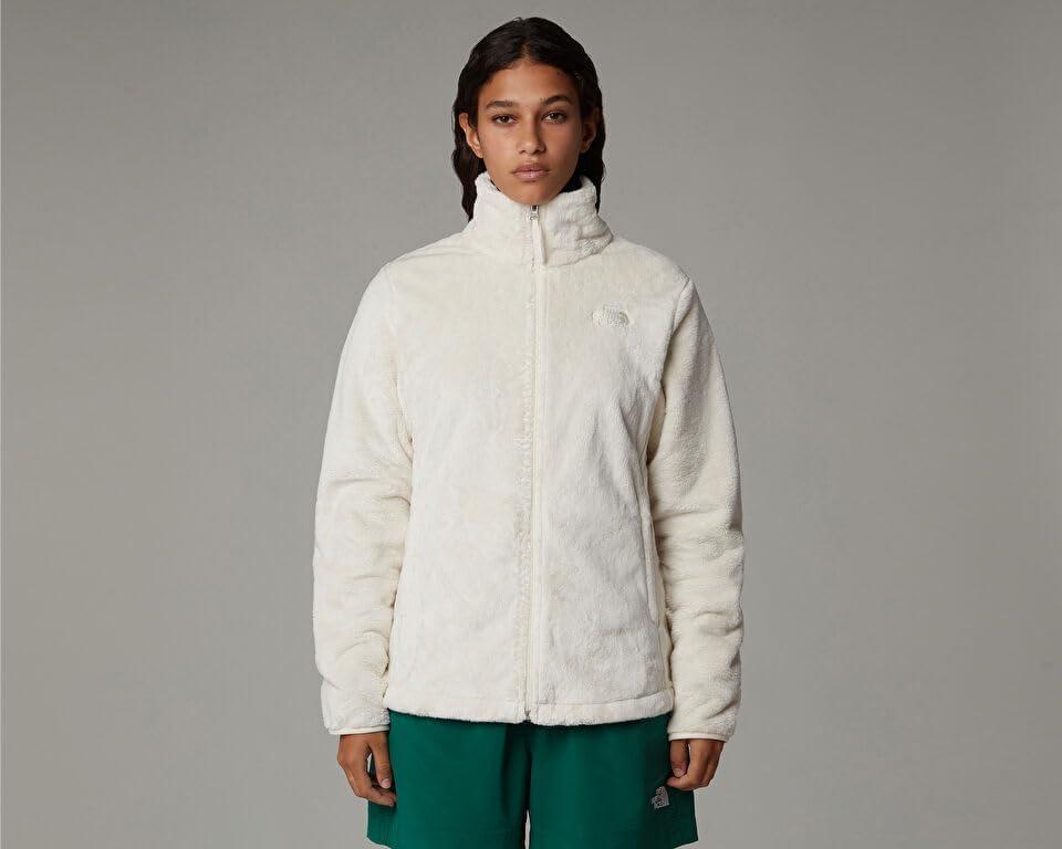 imageThe North Face womens Osito Full Zip Fleece Jacket Standard amp Plus Size Soft amp Lightweight Fleece Secure Zip PocketsWhite Dune