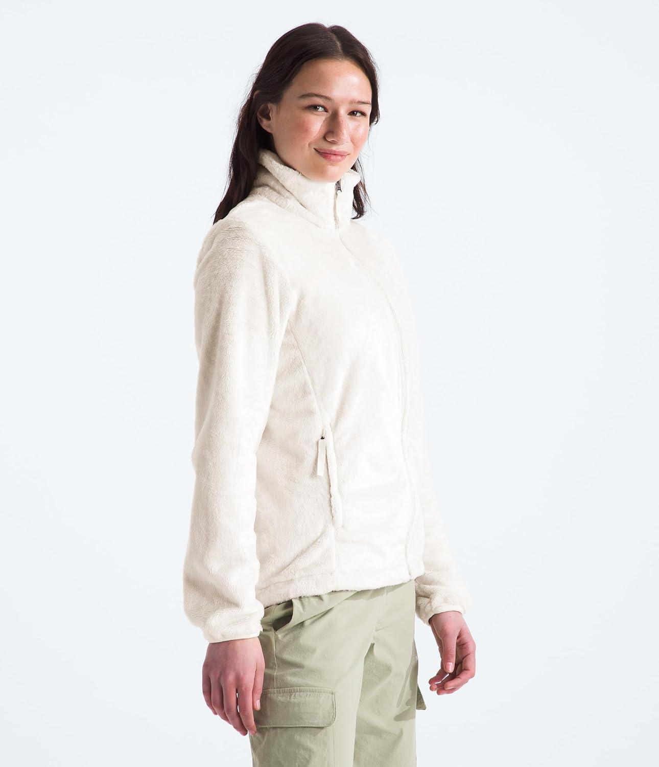 imageThe North Face womens Osito Full Zip Fleece Jacket Standard amp Plus Size Soft amp Lightweight Fleece Secure Zip PocketsWhite Dune