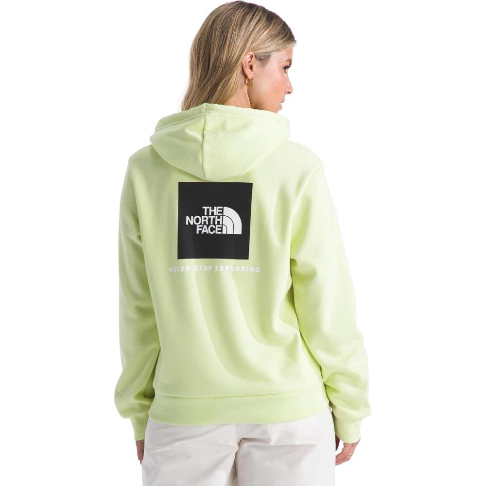 imageTHE NORTH FACE Womens Evolution Box NSE Hoodie 2 Piece Hood With Drawcord Kangaroo Hand PocketLemon Mist