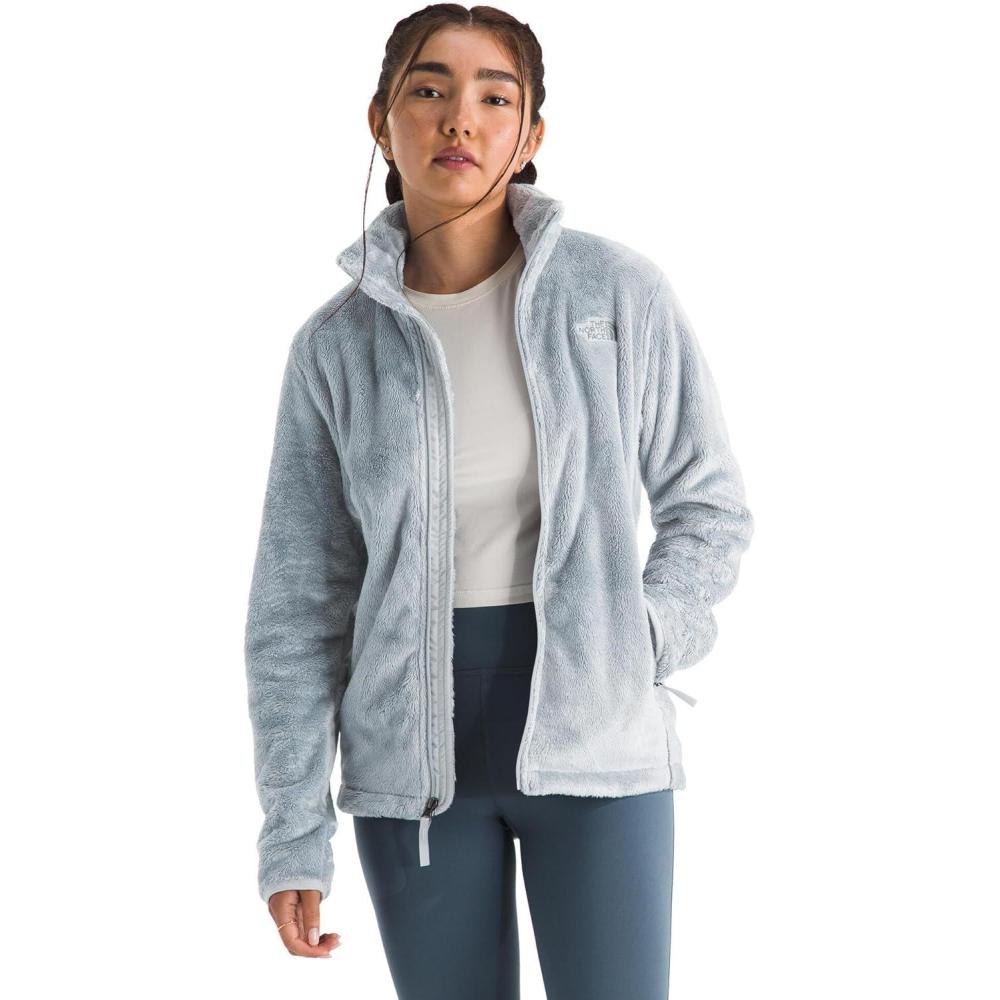 imageThe North Face womens Osito Full Zip Fleece Jacket Standard amp Plus Size Soft amp Lightweight Fleece Secure Zip PocketsFrost Grey
